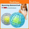 Pet Voice Activated Rubber Toy With Glow For Small Dogs Outdoor Play