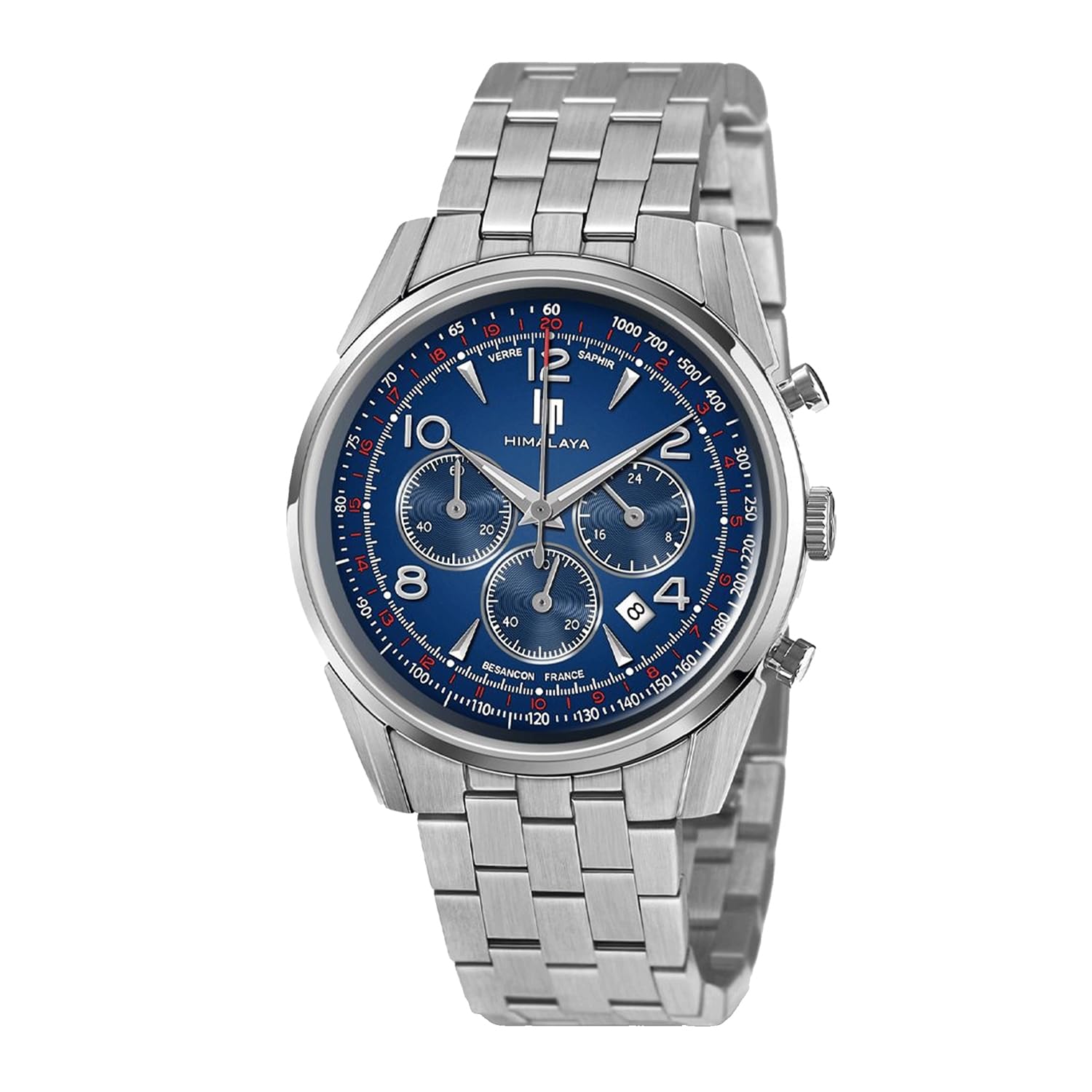 

Авторизований дистриб’ютор Lip Watch 671710 Himalaya 40MM Chronograph Dark Blue Stainless Steel [LIP] Mens [HIMALAYA]