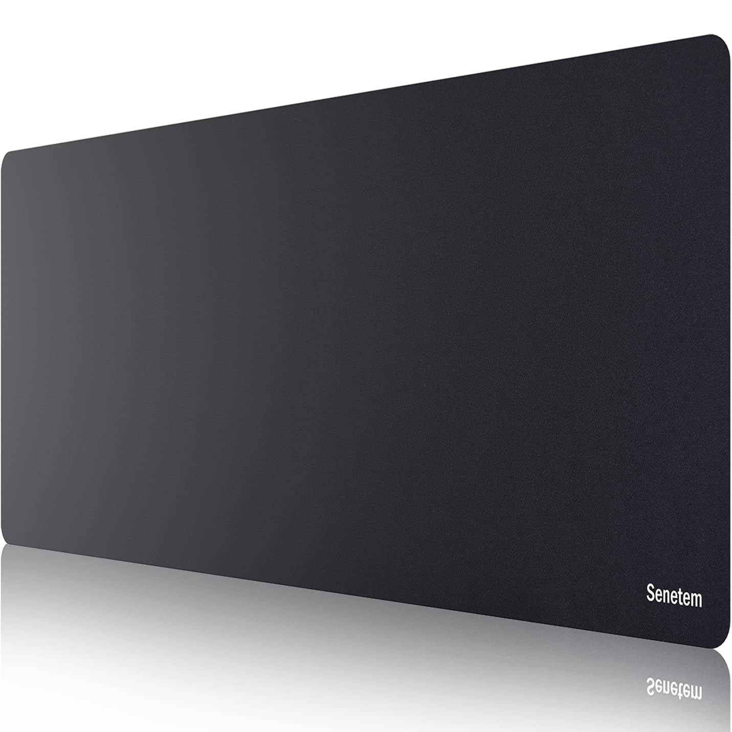 

Senetem Thin Gaming Mouse Pad with Keyboard Compatible with Laser and Optical XL Large, Extra-Large Pad, 800x300x2mm, Non-Slip, Mice, Black, (8030cm) чёрный