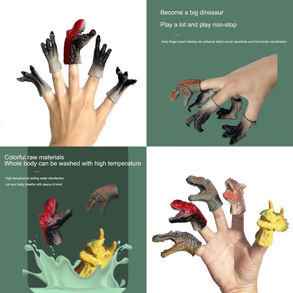 Dinosaur Finger Puppet Toy Set For Kids Fun And Educational Learning Tools For Children