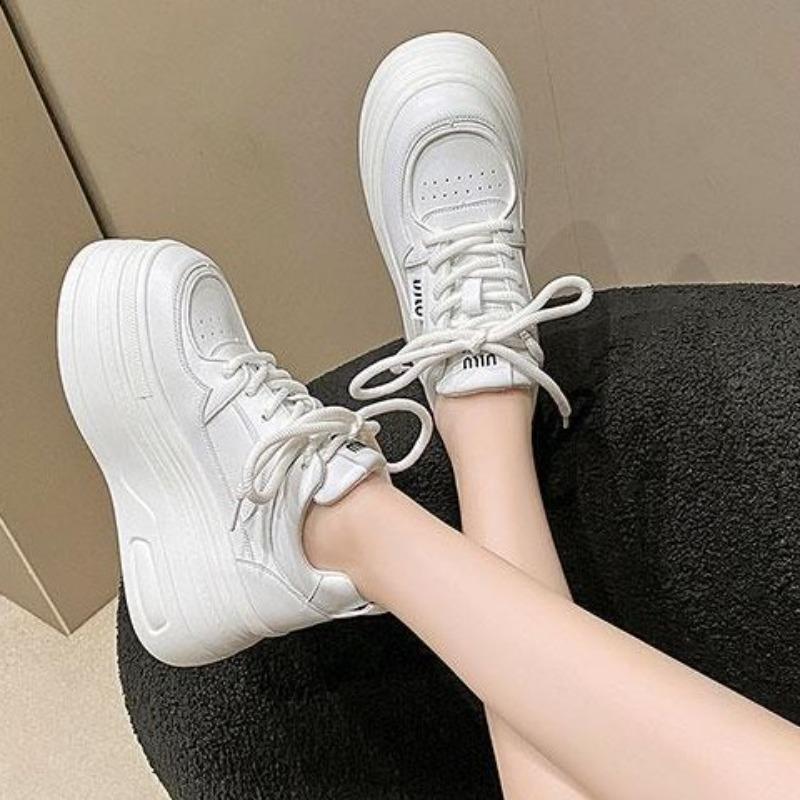 thick-soled niche retro dad shoes women's autumn new versatile cm height-increasing muffin sports board shoes