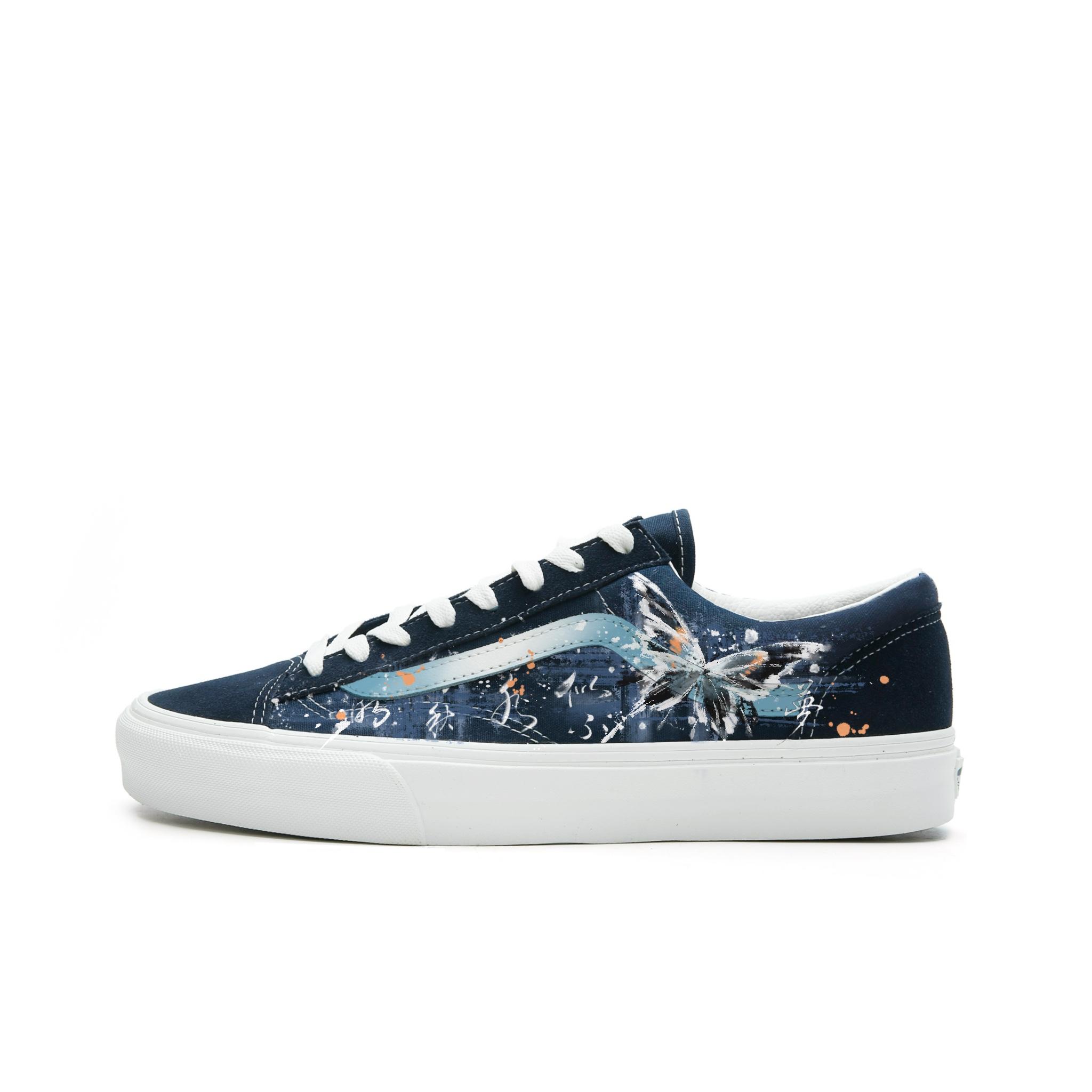 

Vans Style 36 Износостойкие Износостойкие Низкие Кеды для Скейтборда Унисекс Синие VN0A3DZ3RFL(Команда613-) 44