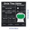 Circle Time Learning Chart Numbers Pocket for Kids Homeschool