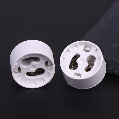 10Pcs Mr16 To Gu10 Socket Base Halogen Light Bulb Lamp Adapter Converter High Temperature Resistance Conversion Lamp Holder