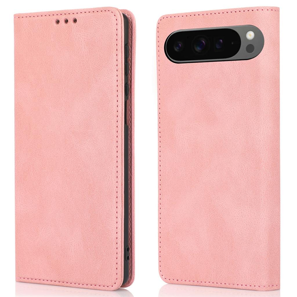 For Google Pixel 10 Pro XL/Pixel 9 Pro XL Case Wallet Magnetic Closing Leather Flip Phone Cover
