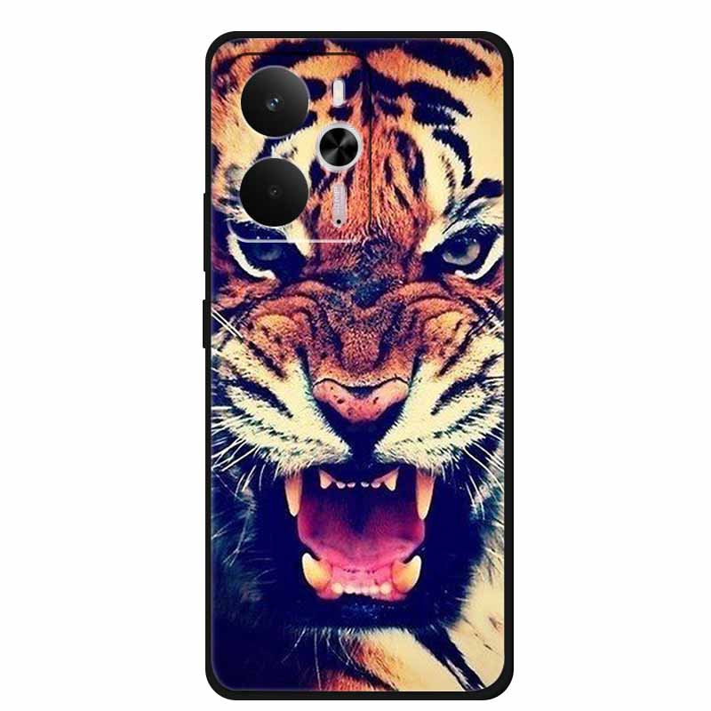 For Realme 14 Case Soft TPU Black Silicone Cover for Realme 14 5G Global RMX5070Soft Case Shockproof Cover RMX5070 Oppo Realme14