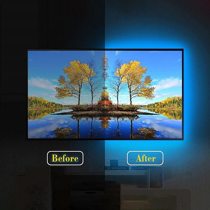 LED Strip Light RGB 2835 USB 5V Bluetooth 5050 DIY Smart Flexible Diode Suitable For Room Kitchen Party Decor Luces Holiday Gift