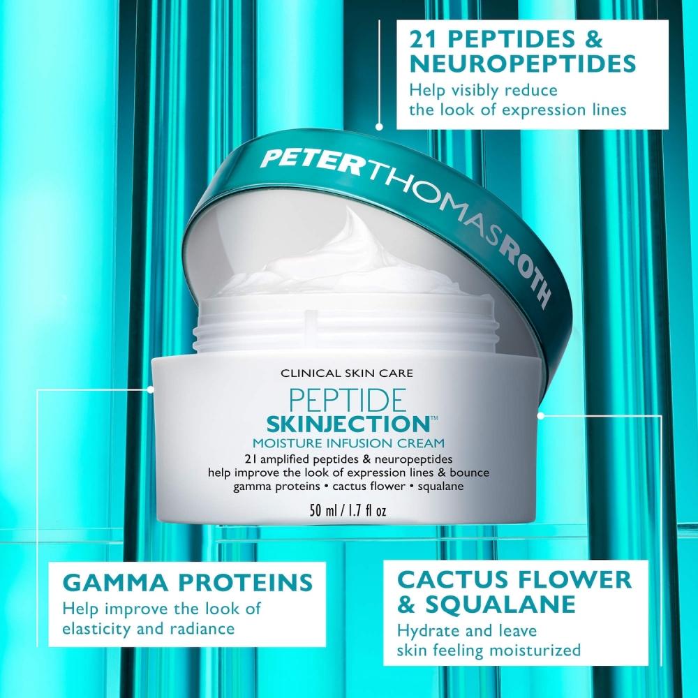 Peter Thomas Roth Peptide Skinjection  Set With Under Eye Cream And Moisturizer