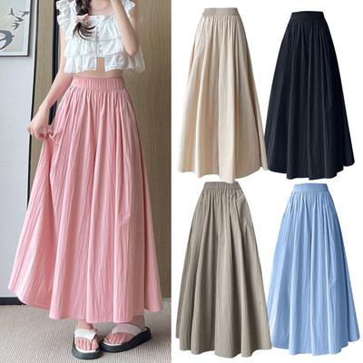 Summer Pants High Waisted Slimming Casual Wide Leg Pants