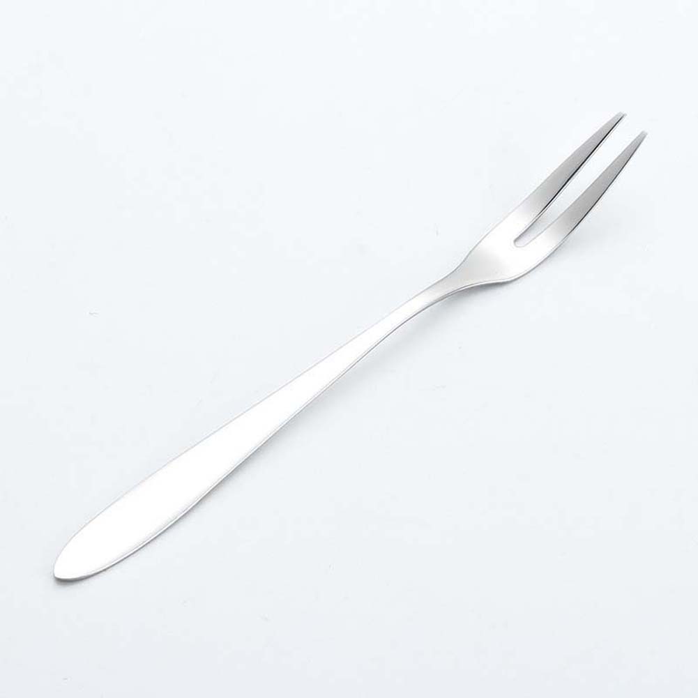 

Вилка для торта, десерту, фруктів з нержавіючої сталі, столовий прилад, кухонний інструмент, екологічний посуд 1# #1