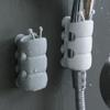 1PC Adjustable Removable Punch-free Silicone Bathroom Shower Holder Reusable Suction Cup Shower Head Mount Wall Rack