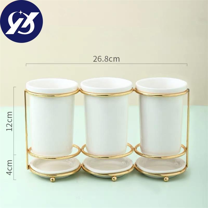 Ceramic Chopsticks Holder Restaurant Draining Rack Kitchen Spoon Fork Shelf Home Tableware Storage Box