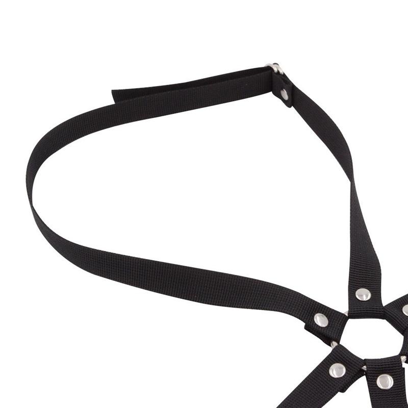 Nylon Hollow Breast Bondage Lingerie Strap Neck Elastic BDSM Slave Binding Belt  Adult Products Sex Toys for Couples
