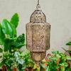 Lithium Battery Solar Lantern Waterproof Garden Lamp Moroccan Lantern  Wedding Decoration