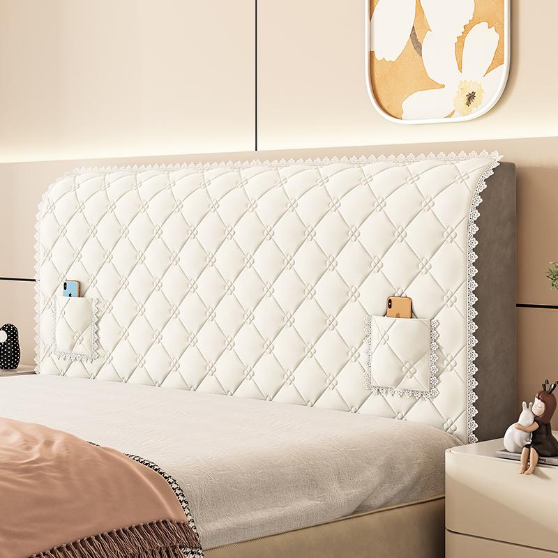 Lace Decorative Dustproof Cover Thickened Soft Bag Beautiful Universal Bedside Covers Multi Specifications Headboard Slipcover