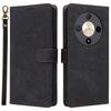 For Honor Magic6 Lite 5G/X9b 5G/X50 Case RFID Blocking Leather Wallet Phone Protection Cover with Strap