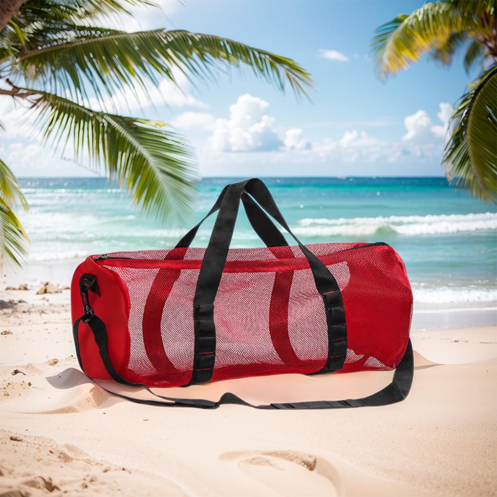 Surfing Swiming Multifunctional Snorkeling Foldable Mesh Tote Portable Nylon Outdoor Scuba Diving Extra Large Beach Storage Bag