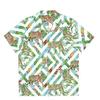 Herren Hawaii Tiger Strandhemd Mode Tierhemd Party Urlaub Kurzarm Freizeithemd