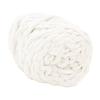 Single Thick Ice Strip Yarn Needle Knitting Woven Blanket Slipper Line(Milk White)
