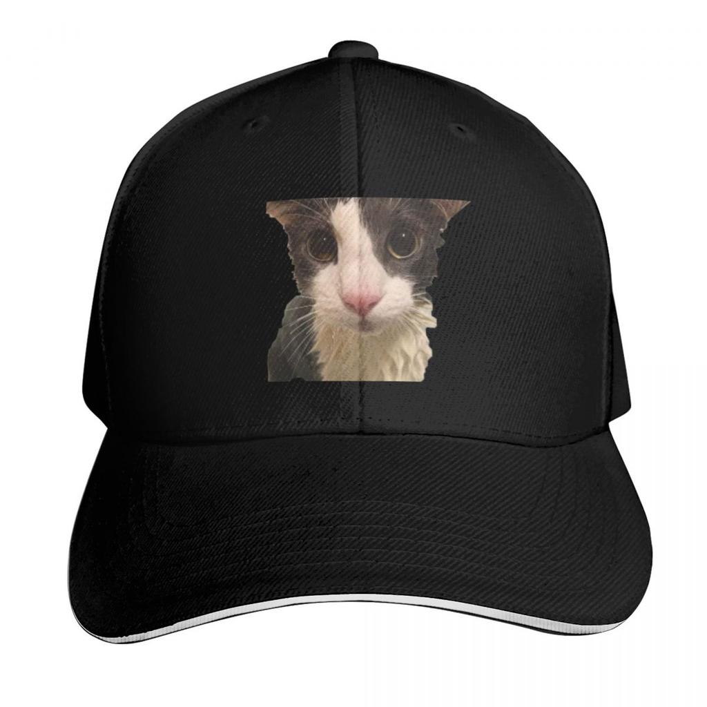 Soggy Cat Baseball Cap funny hat Rugby western Hat Fishing cap Womens Unisexs
