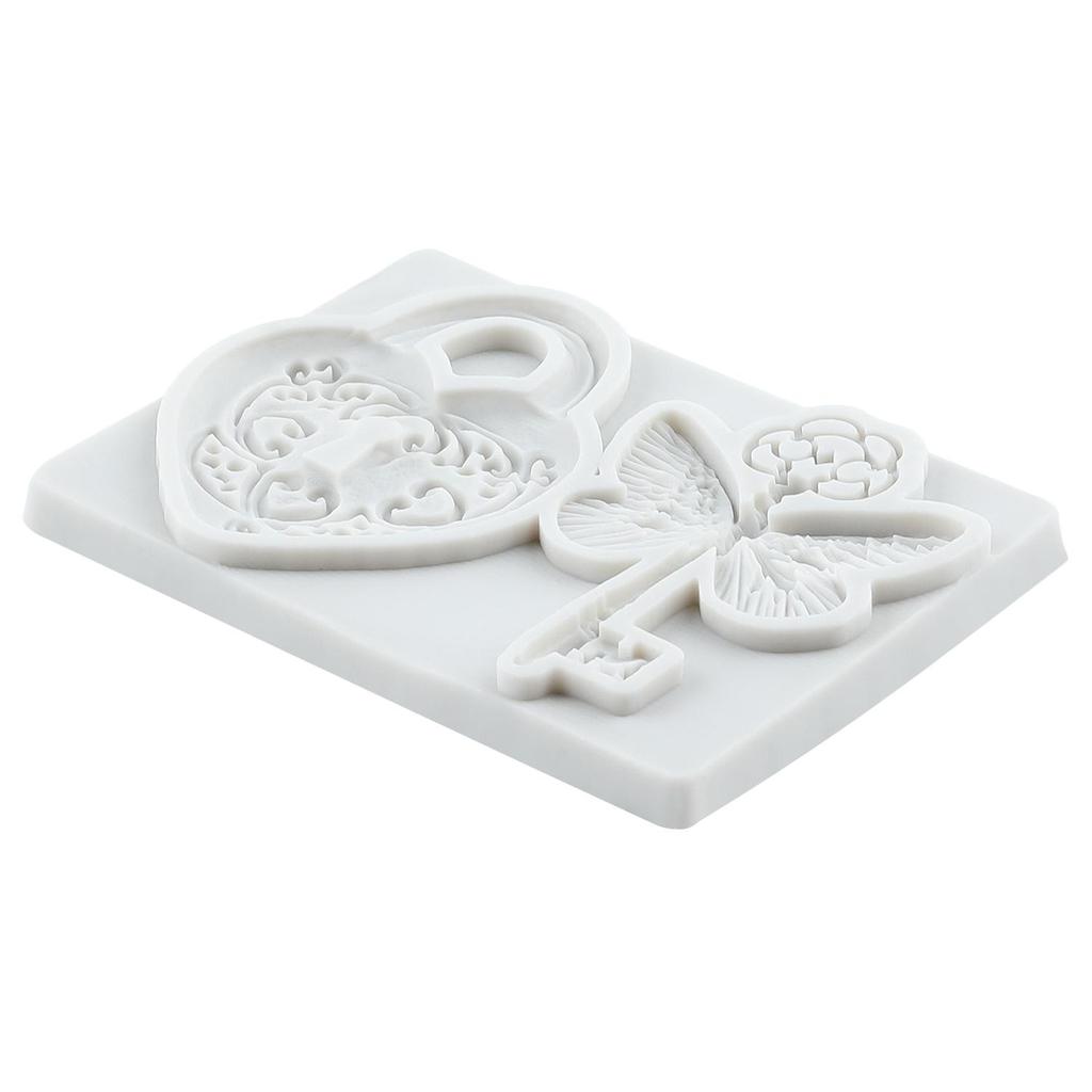 Vintage Key Silicone Molds Lock Keyhole Fondant Mold Cake Decorating Tools Cupcake Topper Candy Chocolate Gumpaste Mold