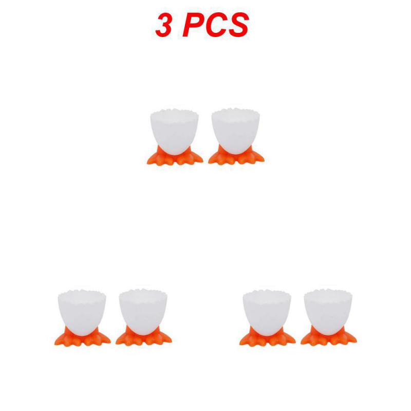 1/3/5Pcs Cute Creative Egg Cup Holder Egg Holder Opener Separator Boiled Eggs Container Kitchen Supplies
