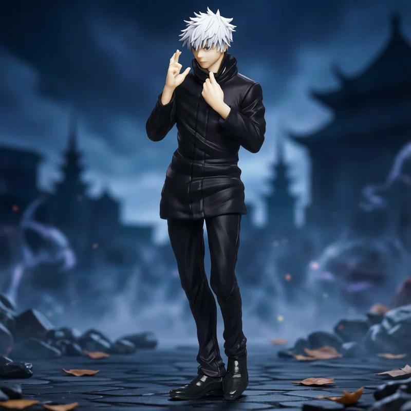 Anime Jujutsu Kaisen Gojo Satoru Action Figure Pvc Static Statue Collection Model Toy Creativity Room Desktop Ornament Doll Gift