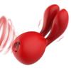 Bonnie Rabbit Shape Summing Breast Clip Vibrator Γυναικεία κλειτορική διέγερση θηλής Φλερτ Αυνανιστής σεξουαλικά παιχνίδια