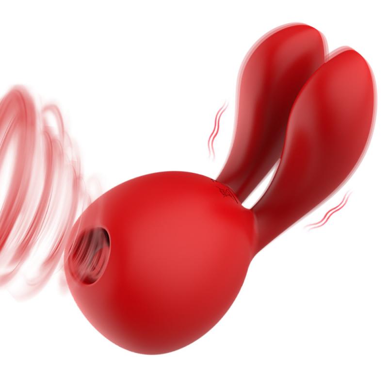 Bonnie Rabbit Shape Summing Breast Clip Vibrator Γυναικεία κλειτορική διέγερση θηλής Φλερτ Αυνανιστής σεξουαλικά παιχνίδια