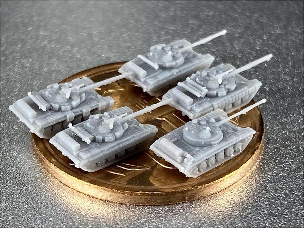 Firestarter 1/700 Modern Russian T-64 Set 3D Printer Kit FS-MR7
