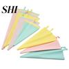 Saco de Confeitar Inquebrável Antiaderente DIY Dobrável Armazenamento 12/14/18 Polegadas Acessórios de Confeitaria Silicone Espremedor de Creme Ferramentas de Decoração de Bolo Cozinha