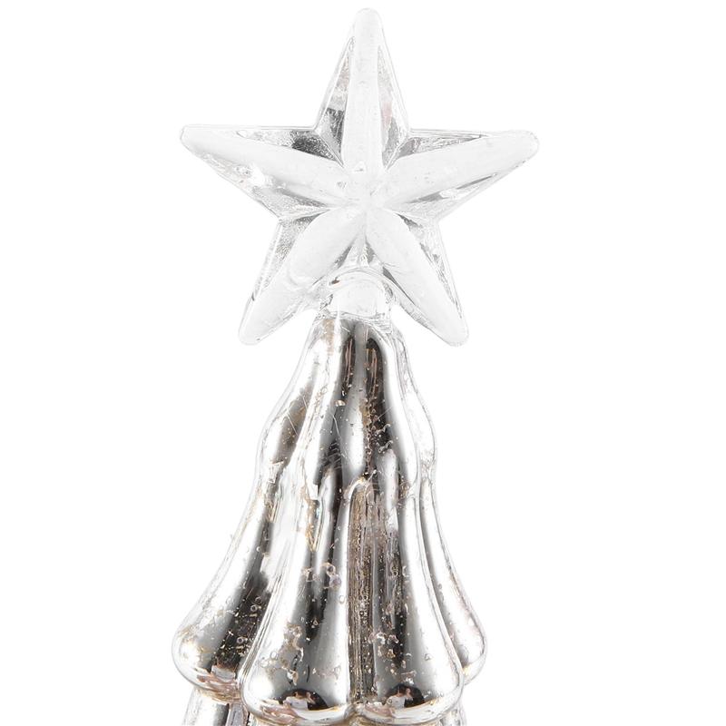 Feb.1Pc Christmas Trees Glass Night Light For Home Xmas Romantic Holiday Atmosphere Ornaments