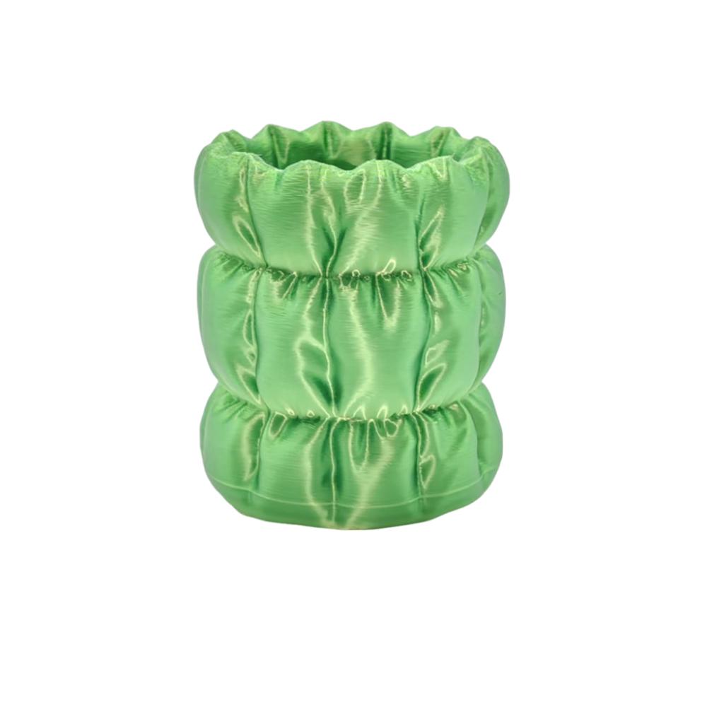 Creative 3D Printed Pen Holder Wear-Resistant Smooth Pen Stand Imitation Silk Thick Durable Makeup Brush Holder Desktop Use