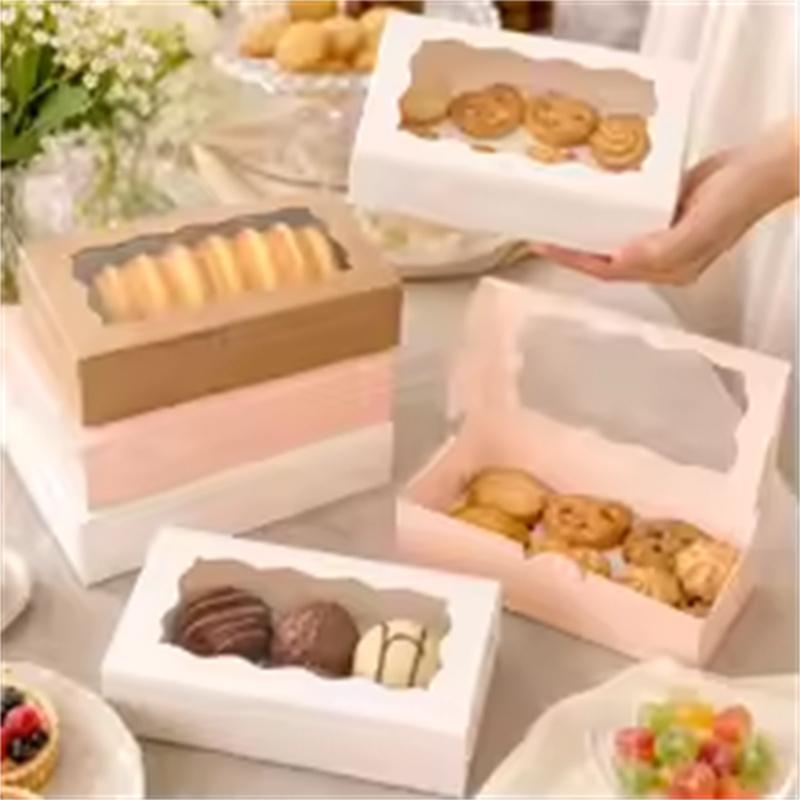 10/30pcs Kraft Paper Gift Boxes Cookies,Bread,Candy And More-Suitable For Thanksgiving,Christmas,Weddings,Birthdays