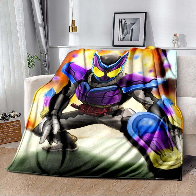 Sugar Man K-Kamen Rider GAVV Blanket Elastic Soft Candy Knight Full Storage Soft Warm Bedding Children's Gift throw blanket