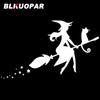 BLKUOPAR For Witch Flying On A Broomstick Car Stickers Sunscreen Personality Creative Decals Scratch-Proof Car Styling