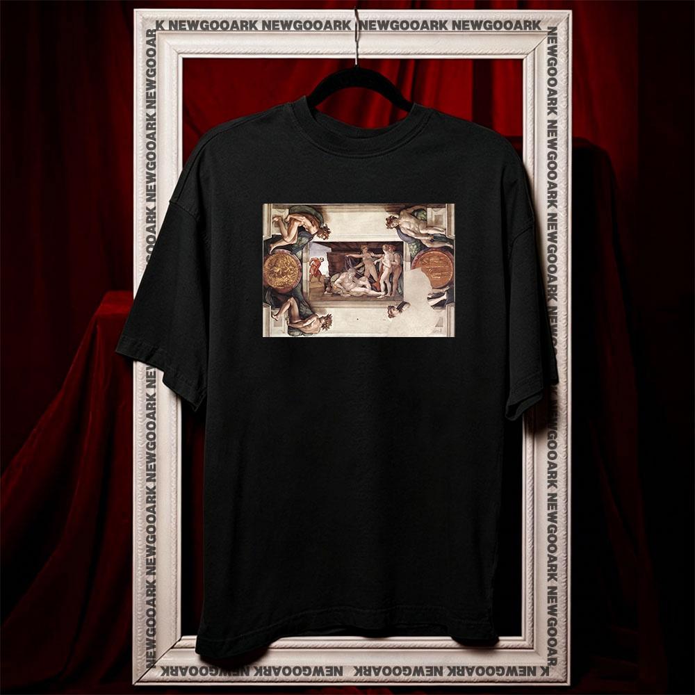 

The Drunkenness of Noah tshirt Women Unisex summer cotton graphic t shirts Adult streetwear tops tee Oneck Comfortable S