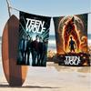 Klassische TV-Serie T-Teen Wolf Große Mikrofaser-Strandtücher Schnelltrocknendes Handtuch Sandstrandtücher Poolhandtuch Für Reisen Schwimmbad