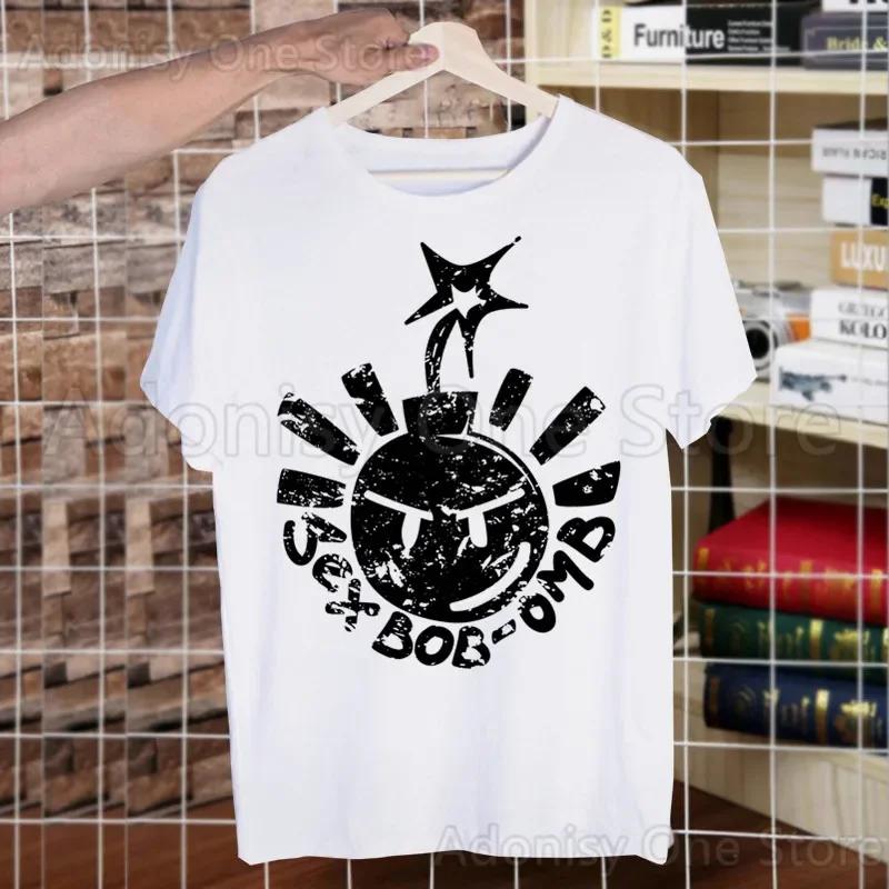 Scott Pilgrim Men's Casual Printing Men's T-shirt High-fashioned Short-sleeved T-shirt Men Shirt T Shirt