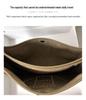 Genuine Leather Evelyn Crossbody Tote - Women's Cowhide Bag with Wide Shoulder Strap