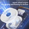 Rechargeable Air Conditioning Portable Desktop Cooling Fan with 3 Speed Suitable for Office and Bedroom Dormitory