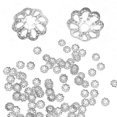 Approximately 190 Pieces of Flower Bead Tsumami Pearl Flower Accessory Craft Handmade DIY Supplies [Arti-Cipes] Seals, Caps, Zaiku, Buds, Fittings,
