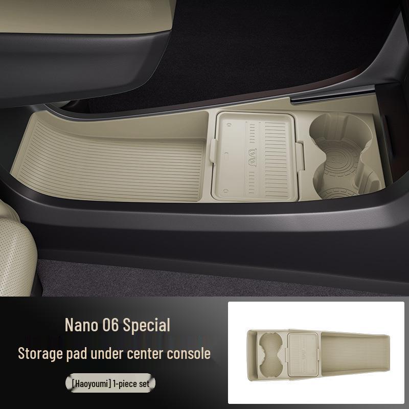 Fits 25 Nano 06 Models: Center Console Storage Box & Glasses Holder Car Accessories.