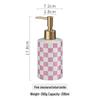 OIMG Ceramic Grid Pattern Dispenser Bottle Set