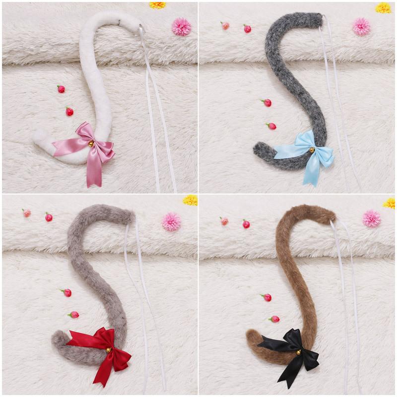 Cosplay Cat Tail Kitten Tail Show Anime Cat Ears Maid Cute Anime Accessories Halloween Party Costume Props Cat Tail Cosplay