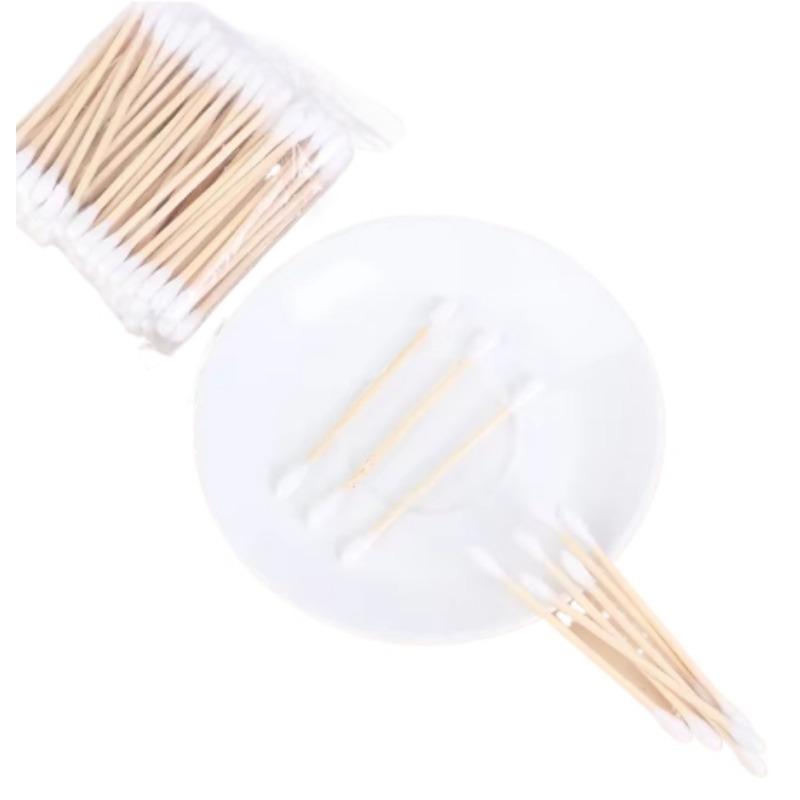 100pcs Double Head Cotton Swabs for Nose Ears Makeup Lips Cleaning Soft Tip Sticks Women Men Beauty Tools Ear  Picking  Cotton