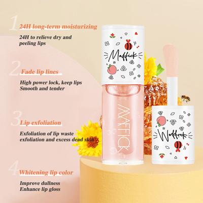 Yousheng Huile à Lèvres Brillance Hydratant Rouge à Lèvres Gel Baume Pinceau Lèvres Large 5g Repulpant Lèvres pour Hydratation Hydratation et Nutrition Brillance Non Collante Baume à Lèvres