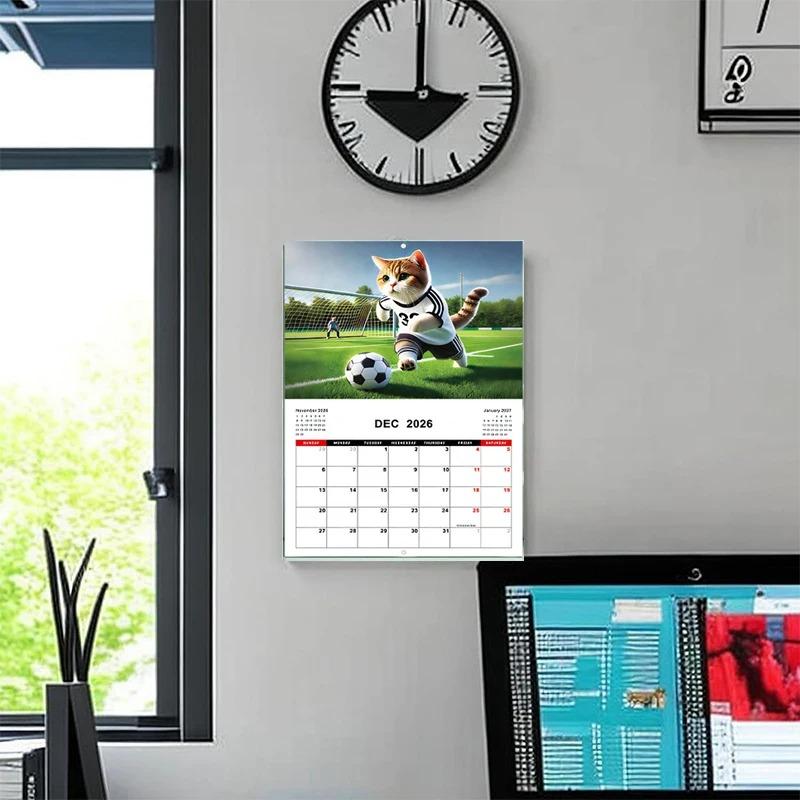 2026 Kittens Cats Calendar Wall Monthly Planner Family Home Organiser