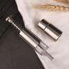 Manual Press Type Pepper Grinder Sets Stainless Steel Home Sea Salt Black Pepper Mill Finger Grinding Spice Crude Salt Grinder