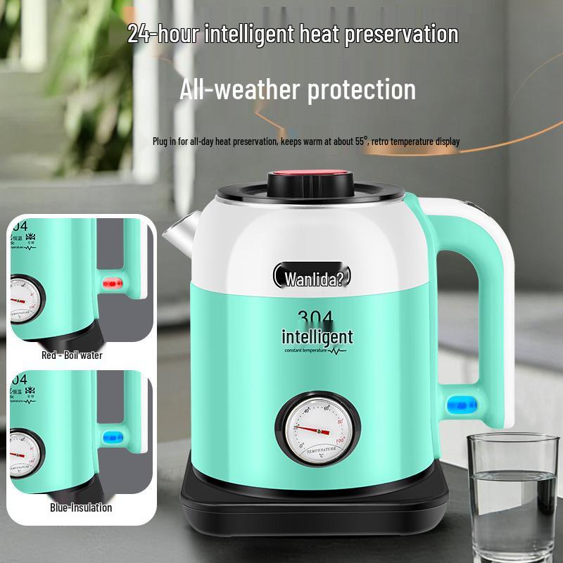 Wanlida Durable Anti-Scald Smart Electric Kettle with Temperature Display